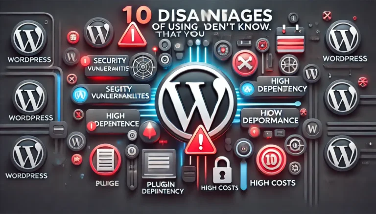 Disadvantages of using WordPress