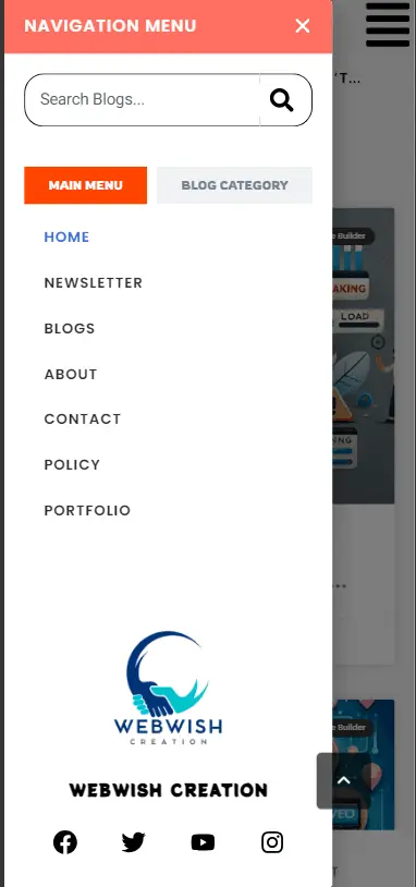 website popup made by elementor